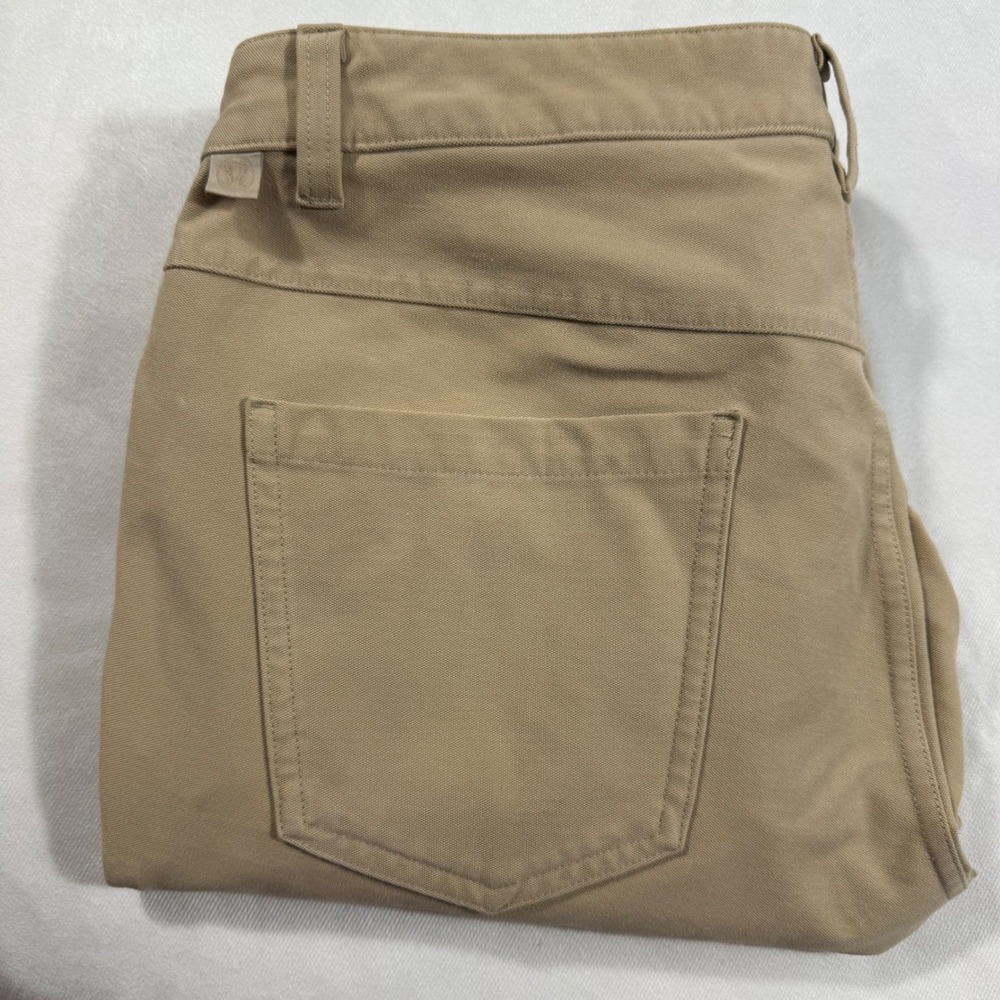 Lululemnon Men's Khaki Pants 31 x 31" Commuter Utilitech Casual Trousers LM5ABNS